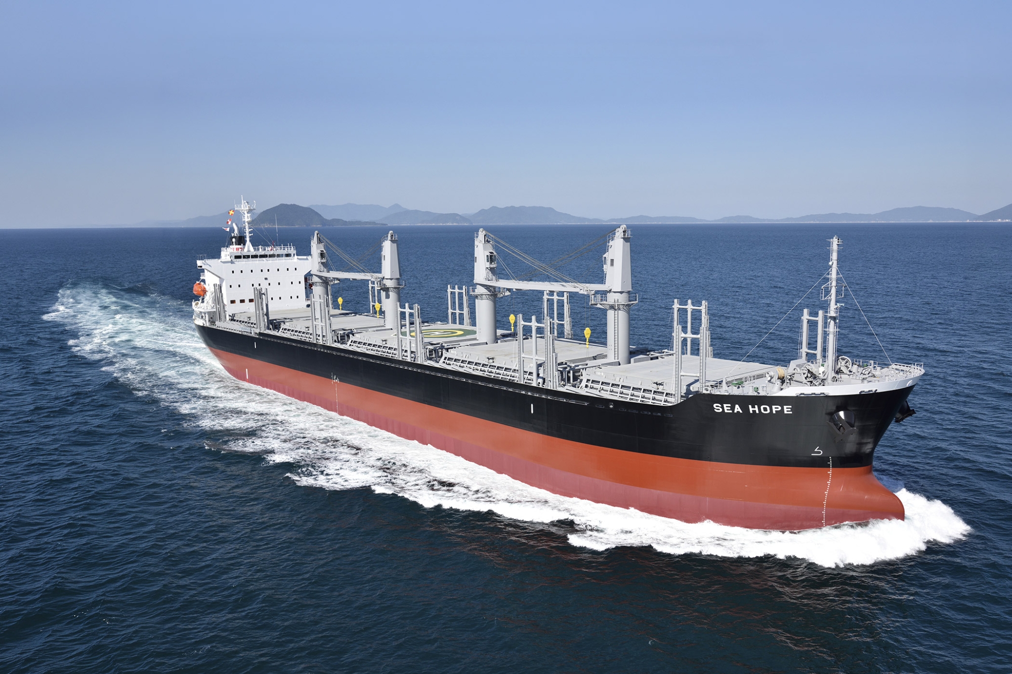 Crossing Oceans. Carrying trust and safety. SATO STEAMSHIP CO., LTD.